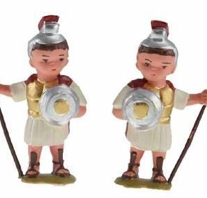 31918-Pareja de romanos 8 cm