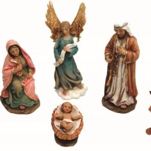 Nacimiento fabricado en resina para belenes